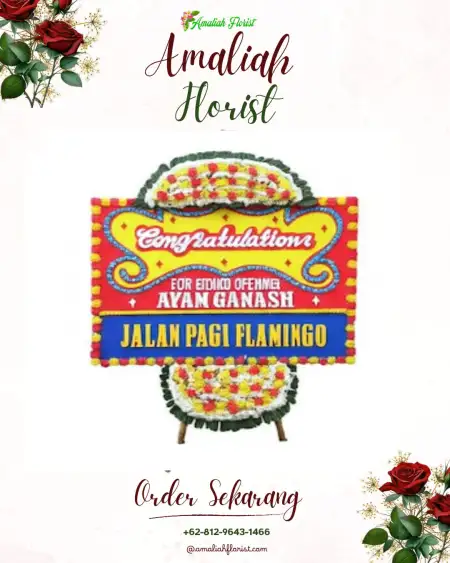 Sewa Papan Bunga Bongas